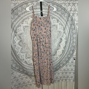 Mittoshop Blush Floral Maxi Dress